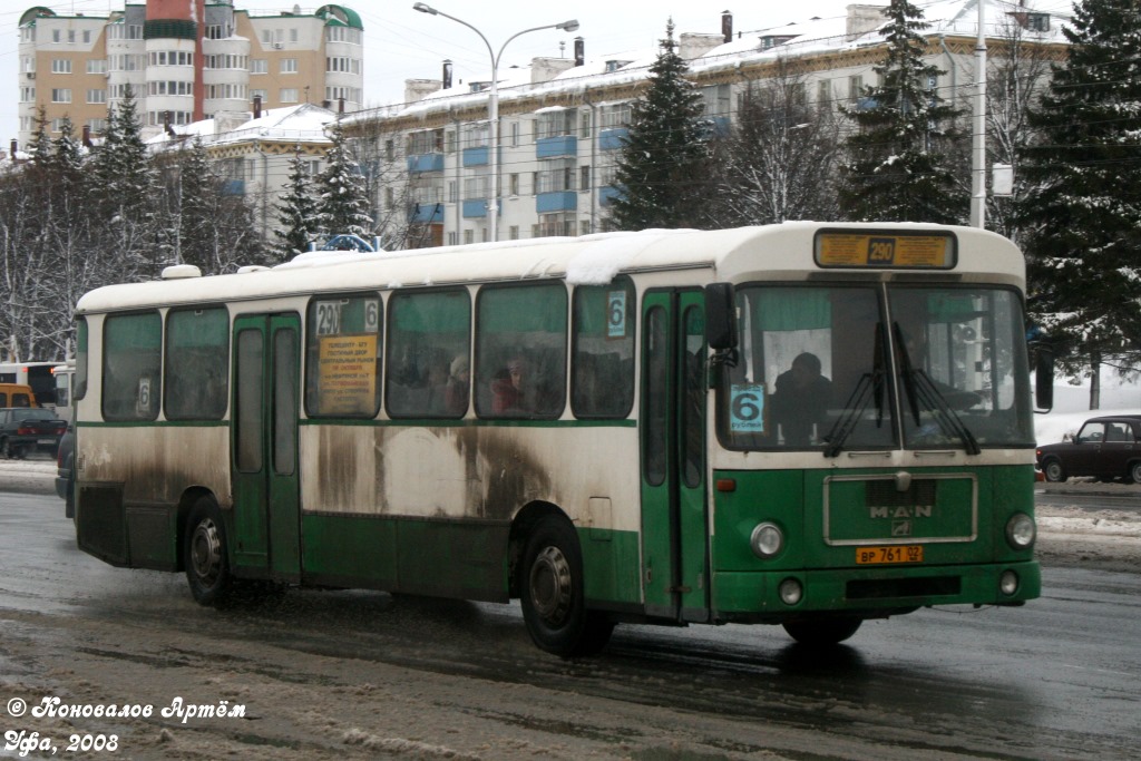 Башкортостан, MAN 193 SÜ240 № ВР 761 02