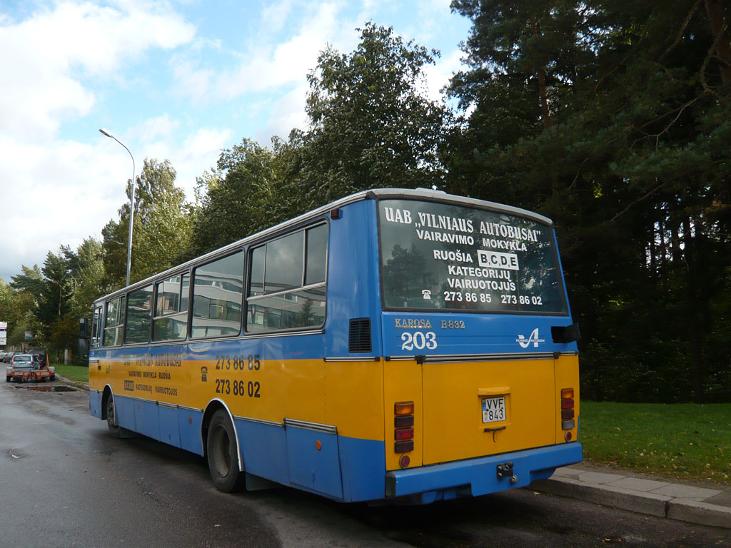 Литва, Karosa B832.1662 № 203