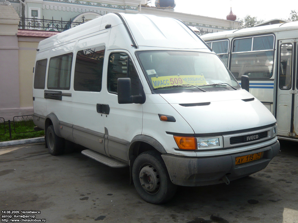 Челябинская область, IVECO Daily № АУ 115 74