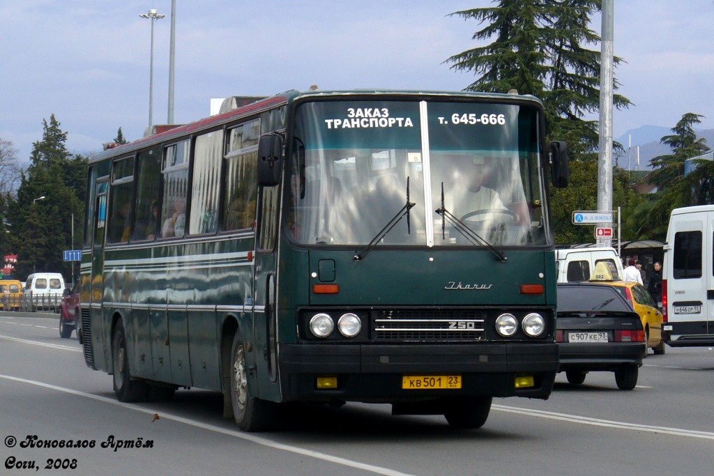 Krasnodar region, Ikarus 250.59 Nr. КВ 501 23