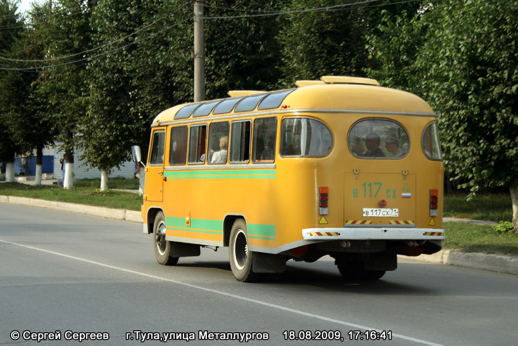 Тульская область, ПАЗ-3201 № В 117 СХ 71