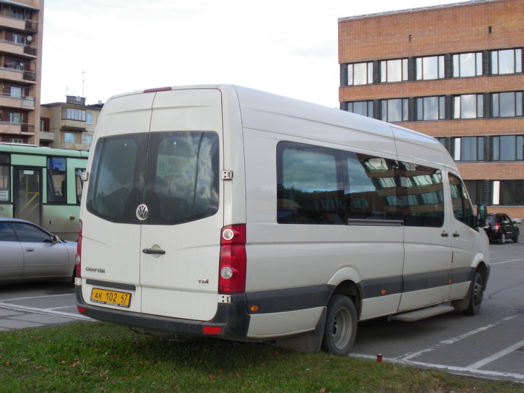 Ленинградская область, Volkswagen Crafter № АК 102 47