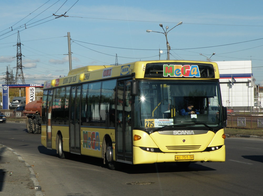 Нижегородская область, Scania OmniLink II (Скания-Питер) № АС 751 52