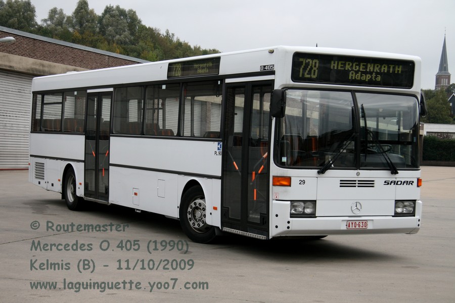 Бельгия, Mercedes-Benz O405 № 29