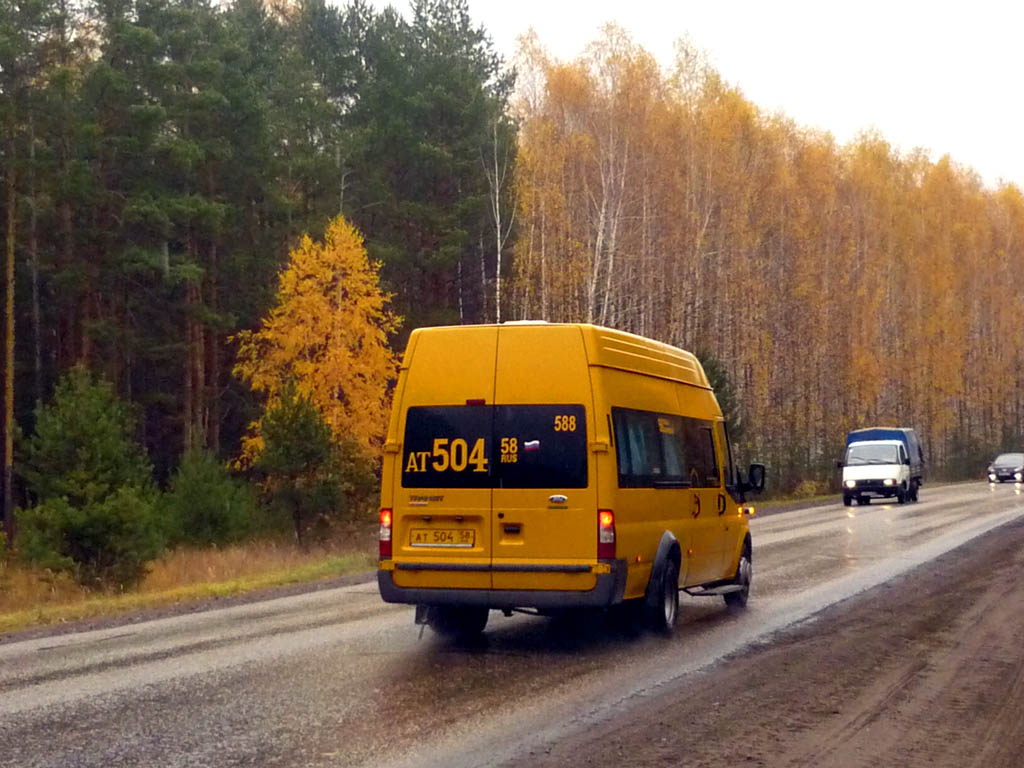 Penza region, Nizhegorodets-222702 (Ford Transit) № АТ 504 58