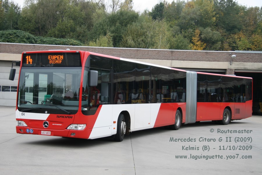 Бельгия, Mercedes-Benz O530G Citaro facelift G № 04