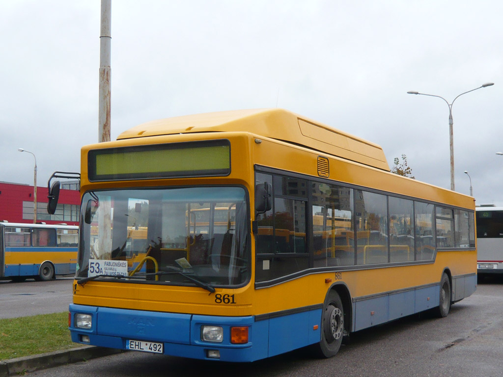 Литва, MAN A15 NL232 CNG № 861