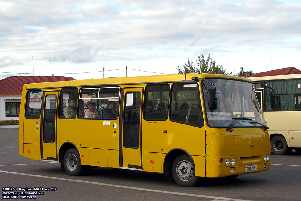 Брестская область, ГАРЗ А09202 "Радимич" № АВ 8495-1