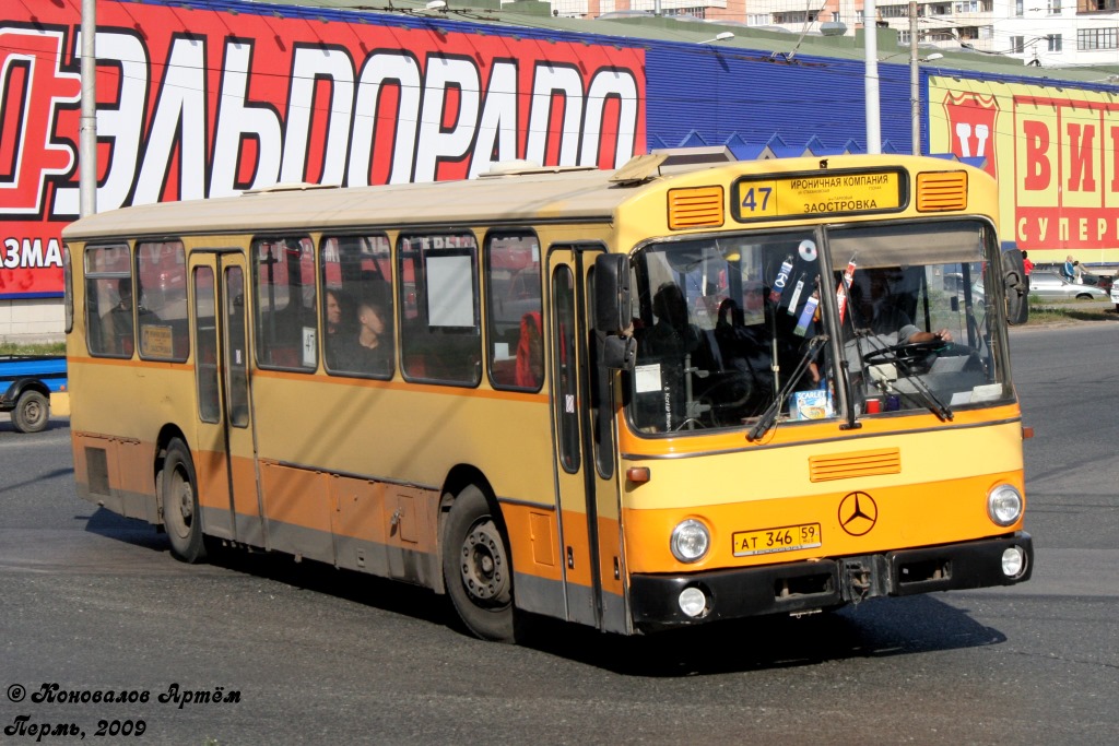 Пермский край, Mercedes-Benz O307 № АТ 346 59