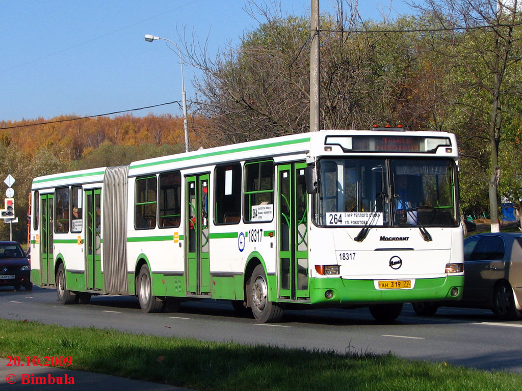 Москва, ЛиАЗ-6212.01 № 18317