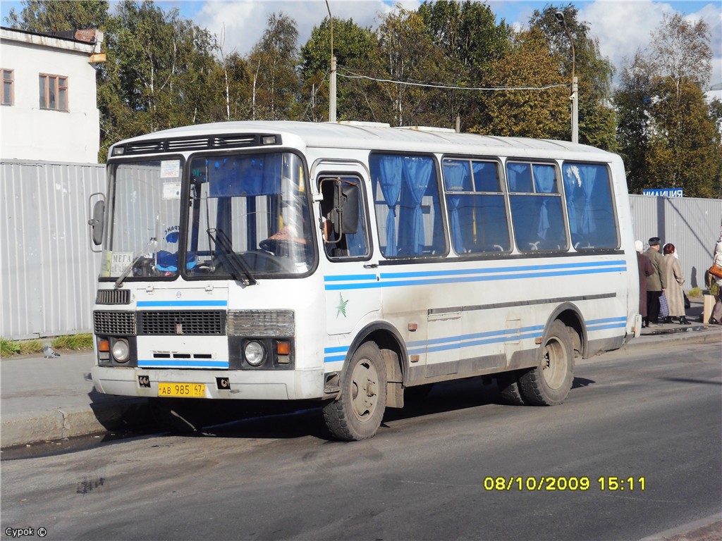 Санкт-Петербург, ПАЗ-32053 № АВ 985 47