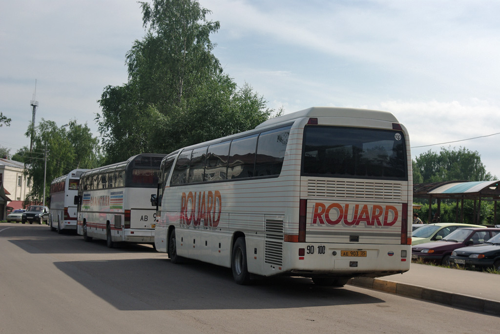 Вологодская область, Neoplan N116 Cityliner № АЕ 434 35; Вологодская область, Neoplan N116 Cityliner № АВ 990 35; Вологодская область, Mercedes-Benz O350-15RHD Tourismo № АЕ 903 35