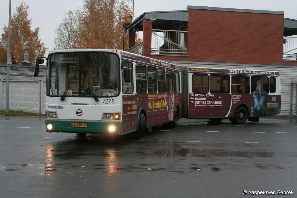 Санкт-Петербург, ЛиАЗ-6212.00 № 7278