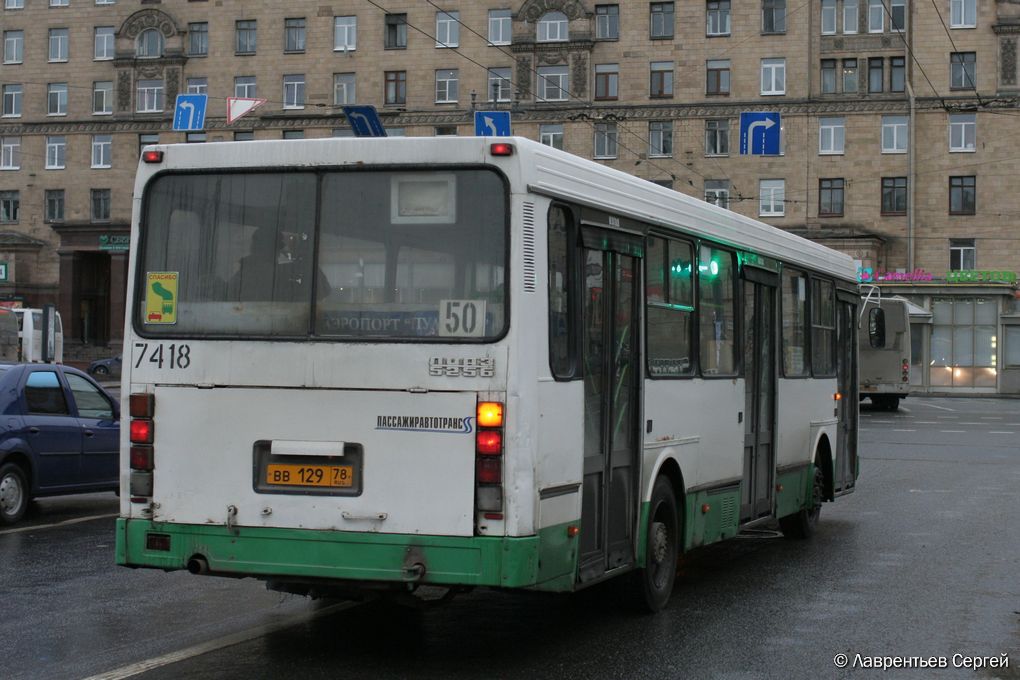 Санкт-Петербург, ЛиАЗ-5256.25 № 7418