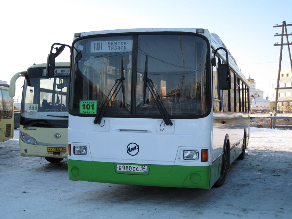 Sacha (Jakucja), LiAZ-5256.57 Nr В 980 ЕС 14