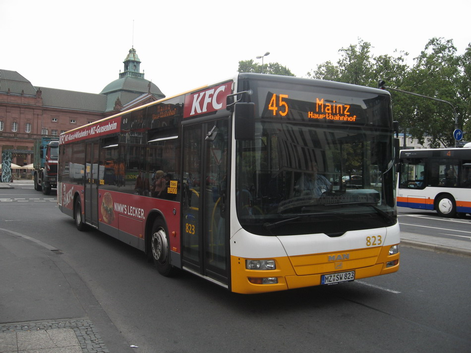 Rhineland-Palatinate, MAN A21 Lion's City NL273 # 823