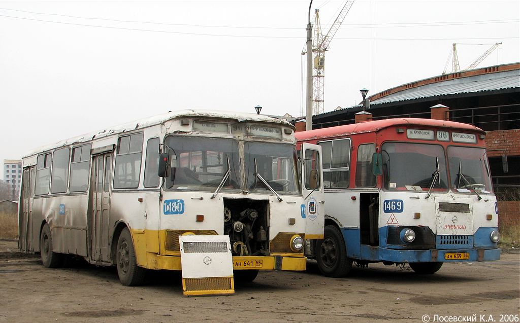 Омская область, ЛиАЗ-677М № 1480; Омская область, ЛиАЗ-677М № 1469
