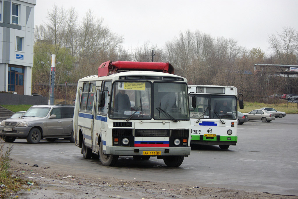 Вологодская область, ПАЗ-32054 № АА 113 35