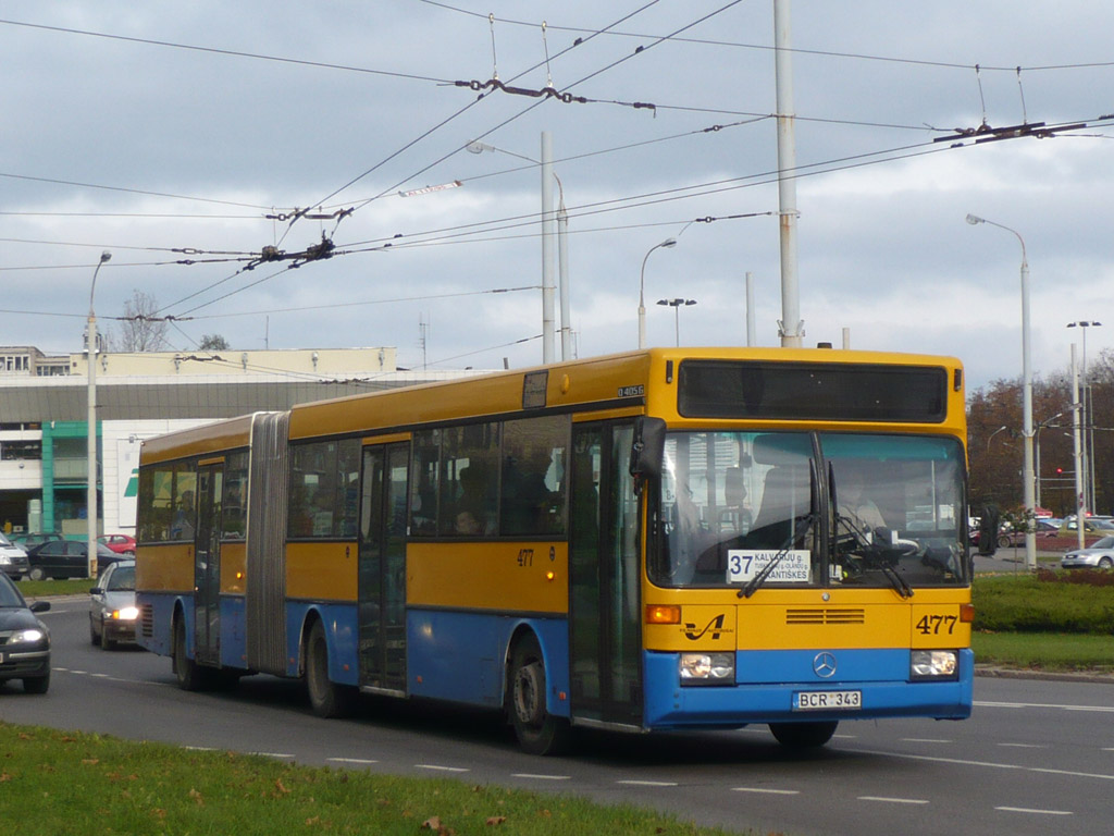 Литва, Mercedes-Benz O405G № 477