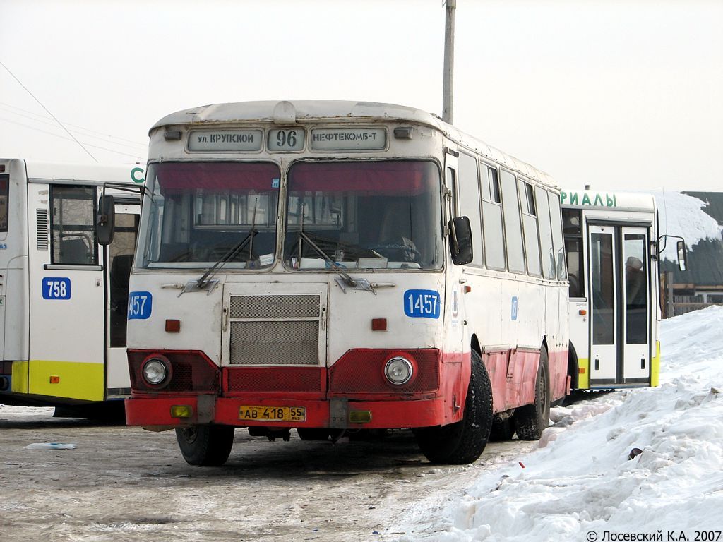 Омская область, ЛиАЗ-677М № 1457