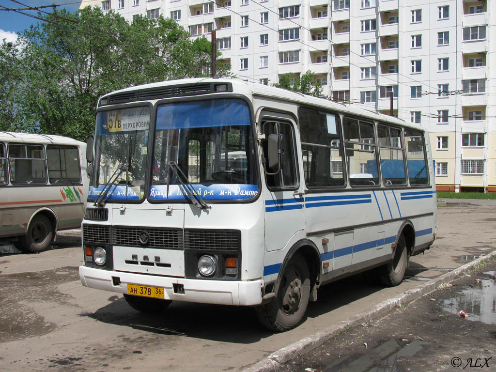 Воронежская область, ПАЗ-32053 № АН 378 36