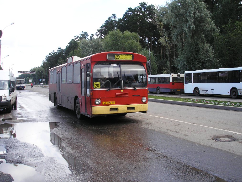 Perm region, Mercedes-Benz O305 # АТ 329 59