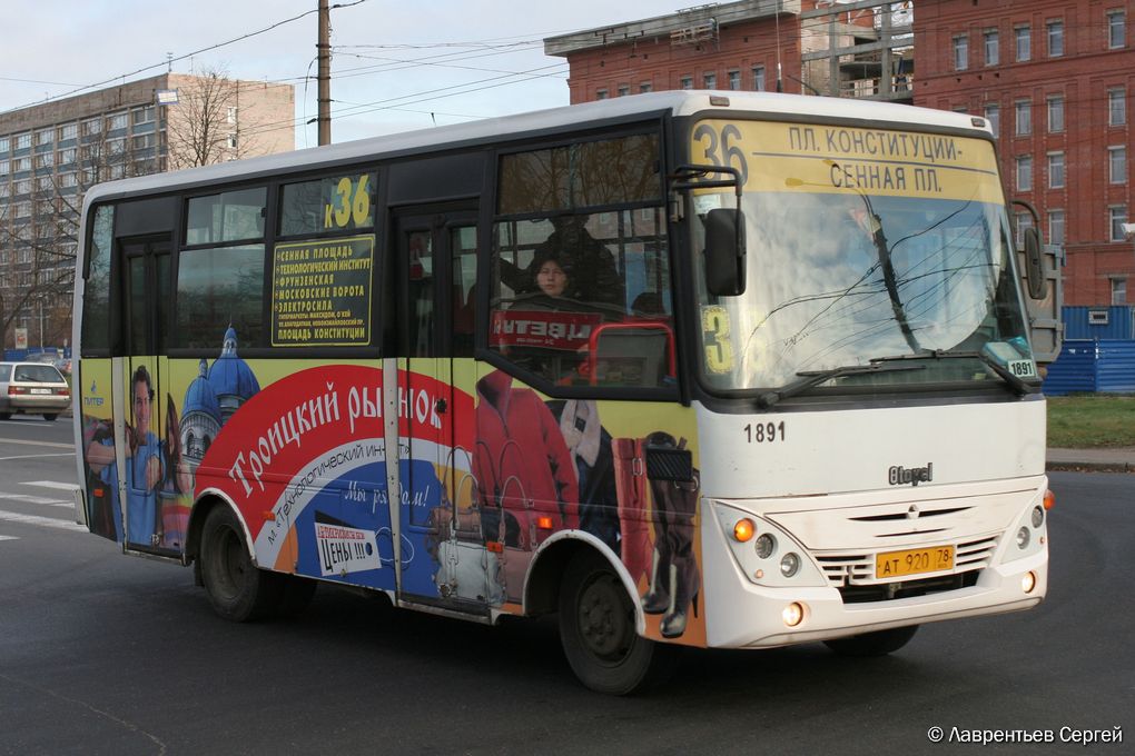 Санкт-Петербург, Otoyol M29 City II № 1891