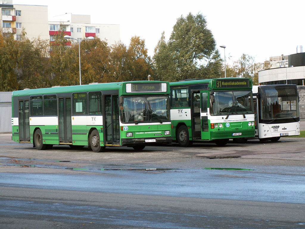 Estija, Hess City (BaltScan) Nr. 3227; Estija — Harjumaa — Bus stations, last stops, sites, parks, various