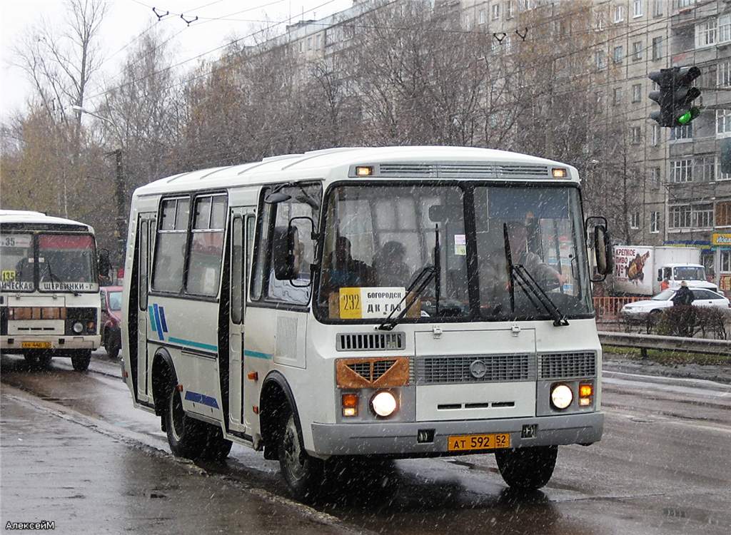 Нижегородская область, ПАЗ-32054 № АТ 592 52