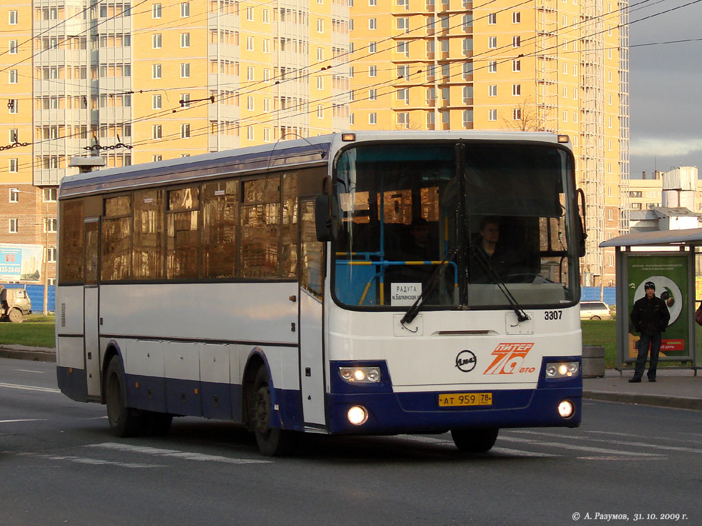 Санкт-Петербург, ЛиАЗ-5256.23-01 (ГолАЗ) № 3307