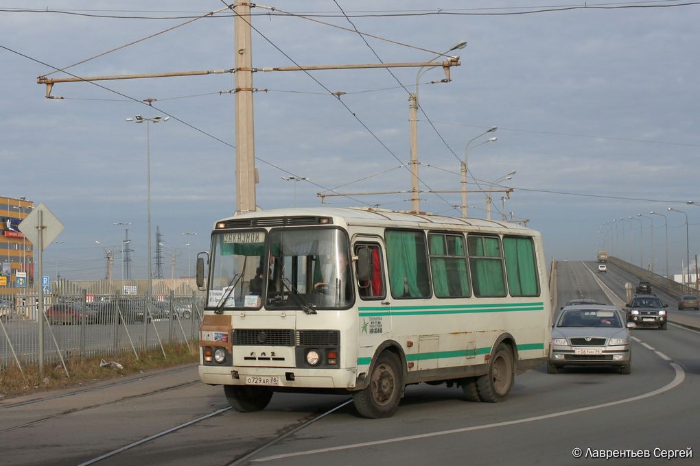 Санкт-Петербург, ПАЗ-32053 № О 729 АР 78