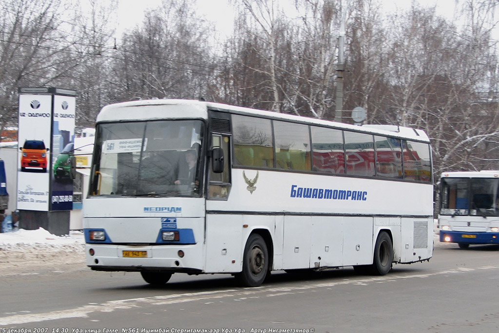 Башкортостан, Neoplan N316SHD Transliner № АЕ 943 02