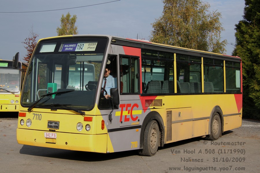 Бельгия, Van Hool A508 № 7110