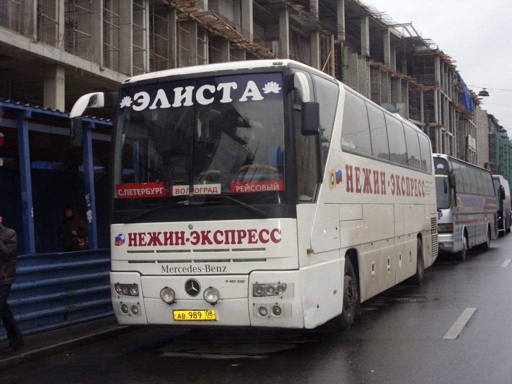 Калмыкия, Mercedes-Benz O403SHD № АВ 989 08