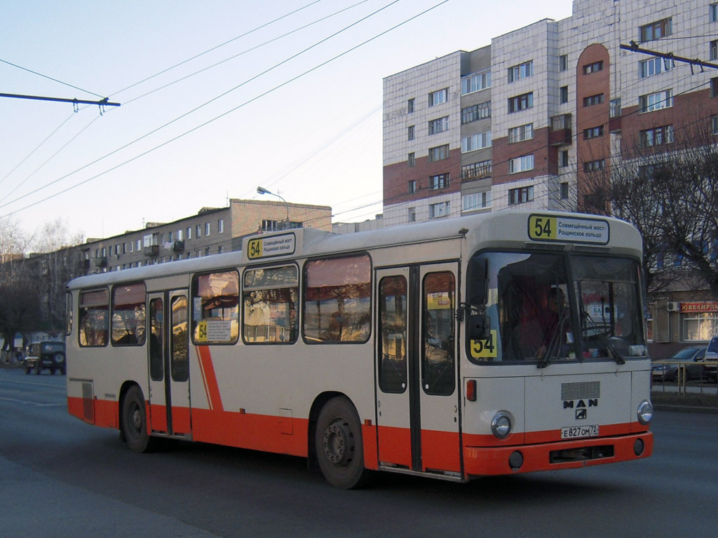 Тюменская область, MAN 192 SL200 № Е 827 ОМ 72