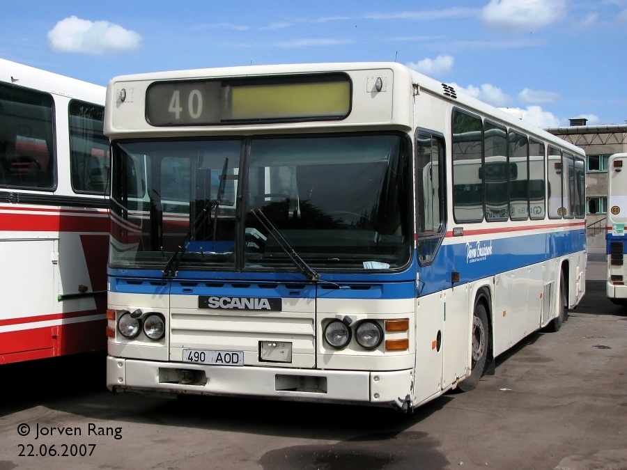 Эстония, Scania CN112CLB № 490 AOD