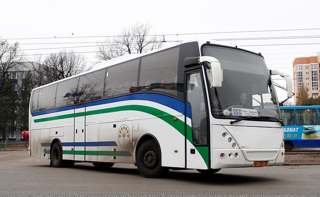 Башкортостан, VDL-НефАЗ-52999 Mistral № ВТ 255 02