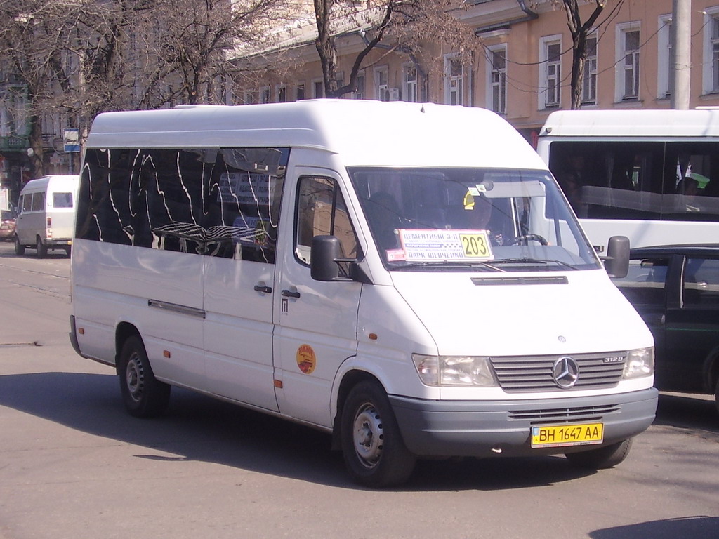 Одесская область, Mercedes-Benz Sprinter W903 312D № BH 1647 AA