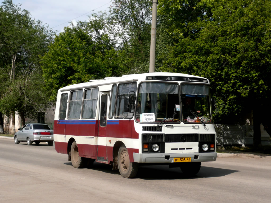 Самарская область, ПАЗ-3205 (00) № ВТ 508 63 — Фото — Автобусный транспорт