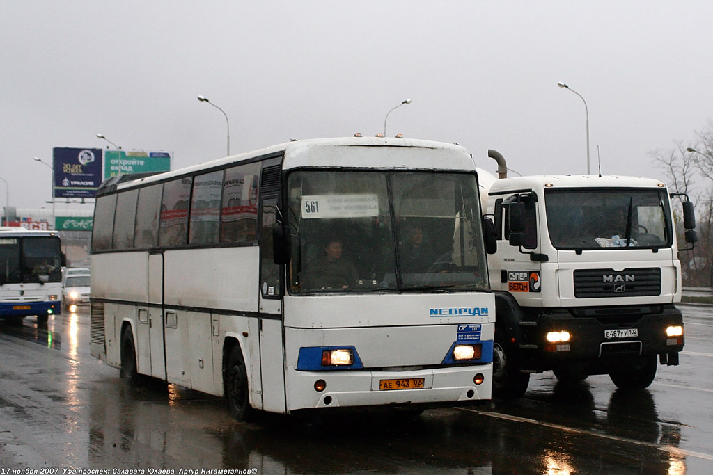 Башкортостан, Neoplan N316SHD Transliner № АЕ 943 02