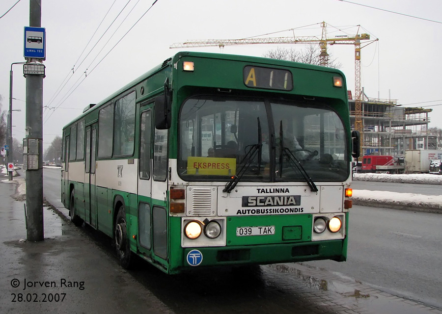 Эстония, Scania CR112 № 1039