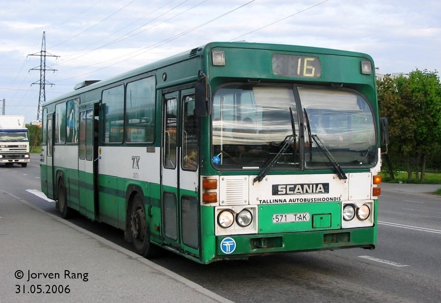 Эстония, Scania CR112 № 2571