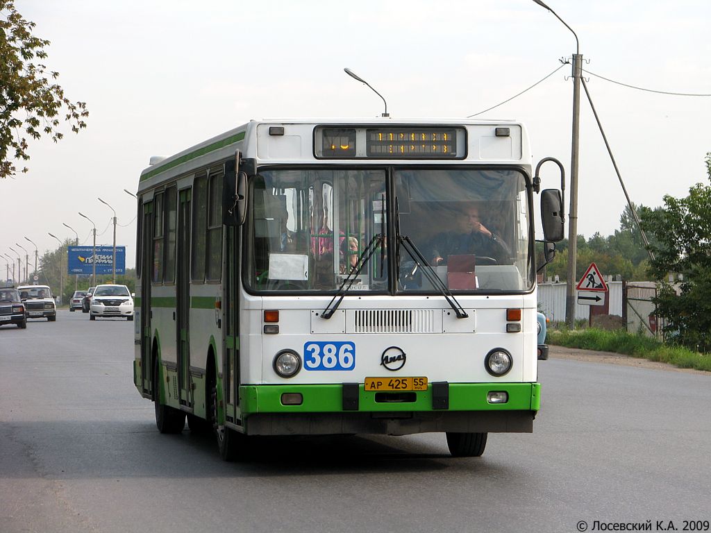 Омская область, ЛиАЗ-5256.45 № 386