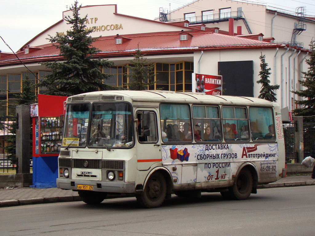 Архангельская область, ПАЗ-32054 № АВ 951 29