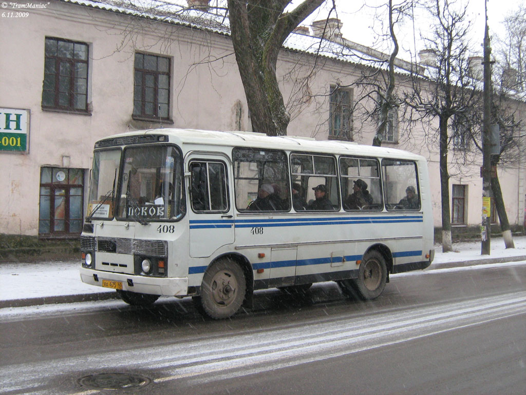 Псковская область, ПАЗ-3205-110 № 408