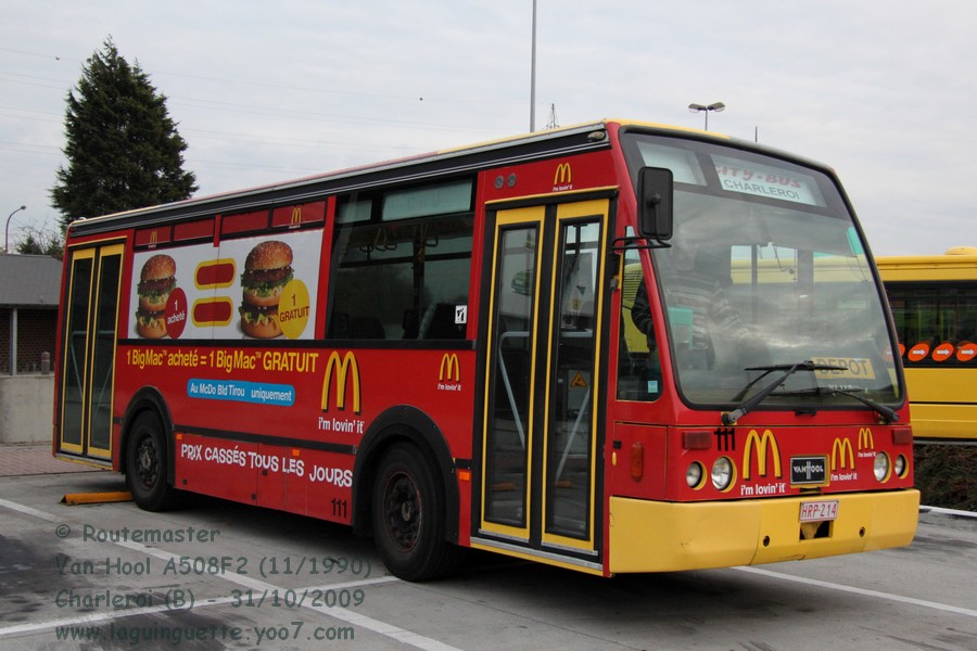 Бельгия, Van Hool A508 № 7111