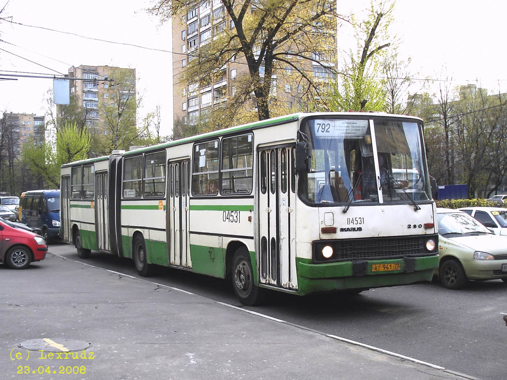 Москва, Ikarus 280.33M № 04531