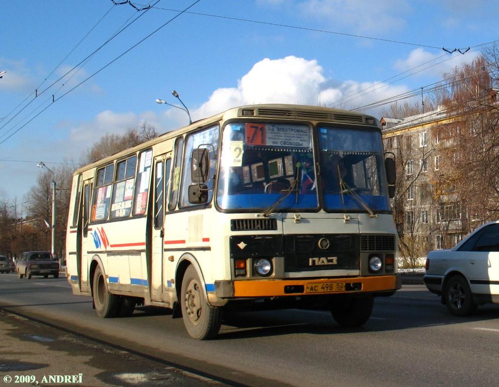 Нижегородская область, ПАЗ-4234 № АС 498 52