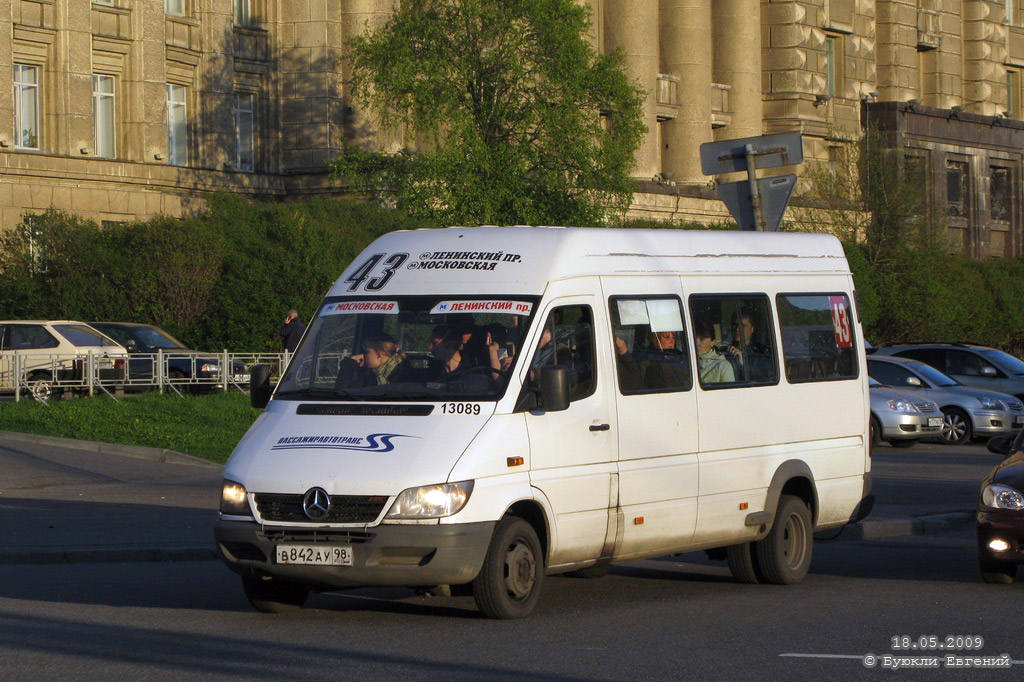 Санкт-Петербург, Mercedes-Benz Sprinter W904 408CDI № 13089