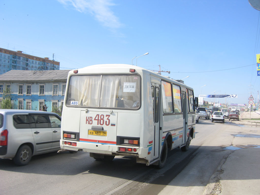 Саха (Якутия), ПАЗ-32054-60 № КВ 483 14